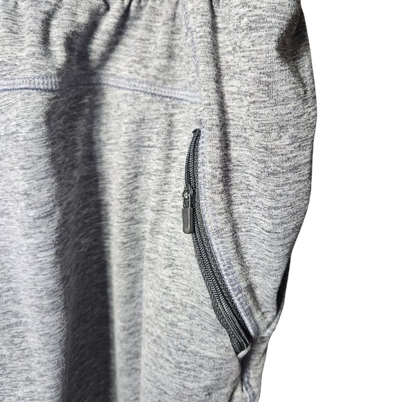 Heather Gray Mens Zip Pocket Athletic Joggers XL - Performance Stretch - Picture 5 of 6